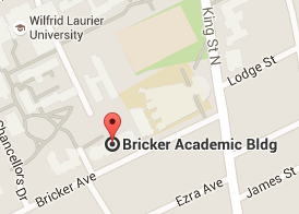 Map for Bricker Academic Building at Laurier
